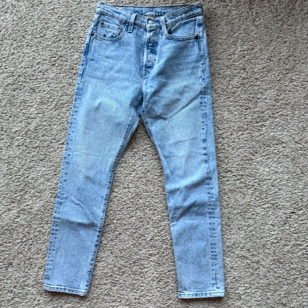 Levi's 501 Light Blue Skinny Jeans